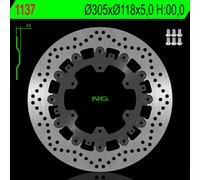 Ng 1024339 Round Floating Brake Disc Silver