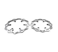 Brake Disc Rotor Set 260mm Front 220mm Rear 6 Holes Steel Compatible With EXC MC-F Motocross Bike 2022 Model(Front Rear Disc)