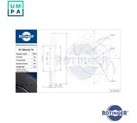 BRAKE DISC RT 2954-GL T5 FOR PEUGEOT PARTNER/Box/Body/MPV/Van/FURGON/ESCAPADE