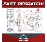 Brake Disc Single Vented 360mm 09.D524.13 Brembo 0004212312 A0004212312 Quality