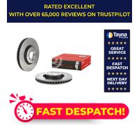 Brake Disc Single Vented fits AUDI A6 C8 3.0D Front 2018 on 349mm Brembo