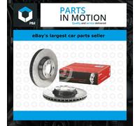 Brake Disc Single Vented fits AUDI Q7 4L 3.0D Front 06 to 15 350mm Brembo