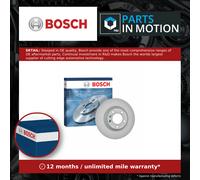 Brake Disc Single Vented fits AUDI Q7 4L 4.2 Front Left 06 to 10 BAR 350mm Bosch