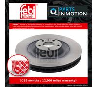 Brake Disc Single Vented Front 385mm 44103 Febi 4F0615301J Quality Guaranteed