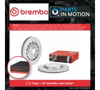 Brake Disc Single Vented fits AUDI TT RS FV 2.5 Front 2016 on 370mm Brembo