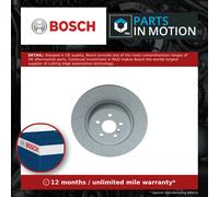 Brake Disc Single Vented fits BMW 630D G32 3.0D Rear Right 2017 on 370mm Bosch