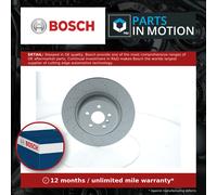 Brake Disc Single Vented fits BMW 630D G32 3.0D Rear Right 2017 on 370mm Bosch
