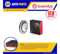 Brake Disc Single Vented fits BMW X3 G01 2.0D 2017 on 330mm Brembo 34206883980