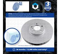 Brake Disc Single Vented Front 356mm ADB114399 Blue Print 34116756847 Quality