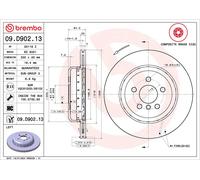 Brake Disc Single Vented fits BMW X5 G05 2.0D 2019 on 330mm Brembo 34206883979