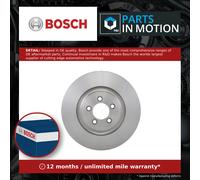 Brake Disc Single Vented fits JAGUAR XF X250 5.0 Front 09 to 12 355mm Bosch New