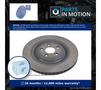 Brake Disc Single Vented Rear Right 350mm ADJ134376 Blue Print C2P10562 Quality