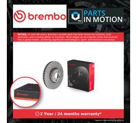 Brake Disc Single Vented fits MERCEDES E300D 2.0D Front 2017 on 342mm Brembo New