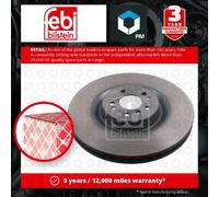Febi Bilstein 43997 Brake Disc x1 Fits Mercedes-Benz GL-Class GL 320 CDI 4-matic