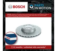 Brake Disc Single Vented fits PORSCHE 911 997 3.8 Front Right 04 to 12 329.5mm