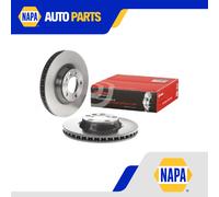 Brake Disc Single Vented fits PORSCHE CAYENNE 92A, 9PA 4.8 Front 2007 on 350mm