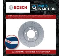 Brake Disc Single Vented fits PORSCHE BOXSTER 987 2.9 Front Left 09 to 12 MA1.20