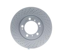 Brake Disc Single Vented fits PORSCHE BOXSTER 987 2.9 Front Left 09 to 12 MA1.20
