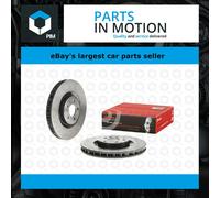 Brake Disc Single Vented fits PORSCHE MACAN 95B 3.6 Front Right 2014 on 350mm