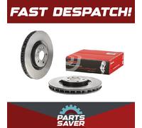 Brake Disc Single Vented fits PORSCHE MACAN 95B 3.6 Front Right 2014 on 350mm