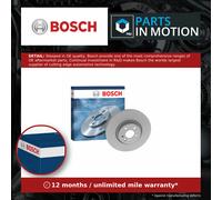 Brake Disc Single Vented fits VOLVO XC70 Mk2 Front 07 to 16 336mm Bosch 30736313
