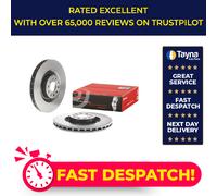 Brake Disc Single Vented fits VW GOLF Mk6 2.0D Front 09 to 12 345mm Brembo