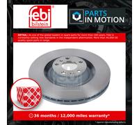 Brake Disc Single Vented fits VW PHAETON 3D 4.2 Front 03 to 16 360mm 3D0615301F