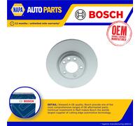 Brake Disc Single Vented fits VW TOUAREG 7L 4.2 Front 06 to 10 BAR 368mm