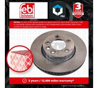 Brake Disc Single Vented fits VW TOUAREG 7L, 7P 3.6 Front Right 05 to 18 330mm