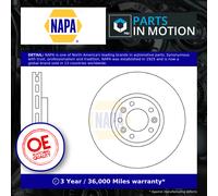 Brake Disc Single Vented Front 304mm NBD5066 NAPA 424993 4249K1 3554083