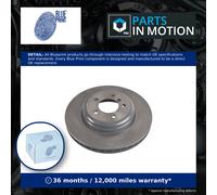 Brake Disc Single Vented Front 348mm ADB1143114 Blue Print 34116782593 Quality