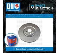 Brake Disc Single Vented Front 349mm BDC6200 Quinton Hazell J9C1167 LR083647 New