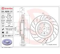 Brake Disc Single Vented Front 350mm 09.A958.21 Brembo 1664210412 Quality