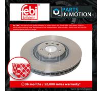 Febi Bilstein 44107 Brake Disc Single x1 Fits Audi A8 3.0 TDI quattro 2010-2018