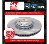 Brake Disc Single Vented Front 360mm 1007183 Febi 51712S0200 Quality New