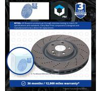 Brake Disc Single Vented Front 360mm ADU1743100 Blue Print A0004211712 Quality