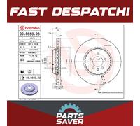 Brake Disc Single Vented Front 363mm 09.D550.23 Brembo LR132809 LR161896