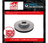 Brake Disc Single Vented Front 374mm 44093 Febi 34116753091 34116766107 Quality