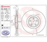 Brake Disc Single Vented Front 380mm 09.D433.11 Brembo C2D61076 C2P12622