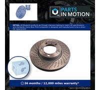 Brake Disc Single Vented Front Left 318mm ADBP430111 Blue Print 99635140500 New
