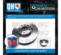 Brake Disc Single Vented Front Left 350mm BDC5371 Quinton Hazell 7L6615301E New