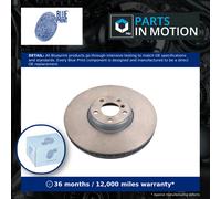 Front Left Brake Disc Fits BMW OE 34116789543 Blue Print ADBP430023
