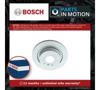 Brake Disc Single Vented Rear Left 312mm 0986478763 Bosch 34212227177 BD676 New
