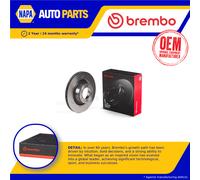 Brake Disc Single Vented Rear Left 350mm 09.E897.11 Brembo 298615601B Quality