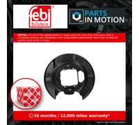 Brake Disc Splash Panel fits BMW 528 E39 2.8 Rear Right 95 to 00 Guard Plate New