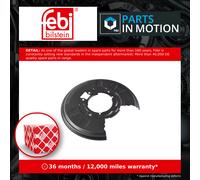 Brake Disc Splash Panel fits BMW X3 E83 2.0D Rear Right 04 to 11 Guard Plate New