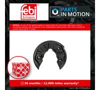 Brake Disc Splash Panel fits CUPRA FORMENTOR KM7 2.0D Rear Right 2021 on Guard
