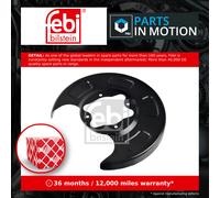 Brake disc cover Rear Axle Right 174929 FEBI BILSTEIN for KIA PICANTO I