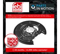 Febi Bilstein 171547 Brake Disc Shield for disc brake , 1 piece