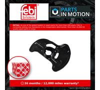Brake Disc Splash Panel fits MERCEDES E200 A207, C207 Front Right 1.8 2.0 Guard